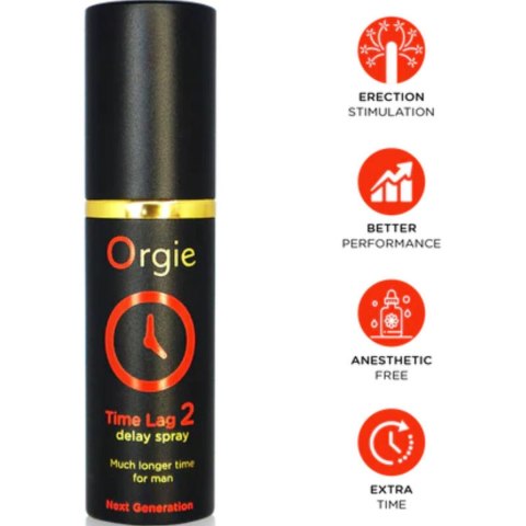 Sprey na przedwczesny wytrysk - Time Lag 2 Delay Spray Orgie