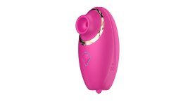 Wibrator 3 w 1 - 3 in 1 sucking vibe , sucking , tapping and licking Boss Series Cute