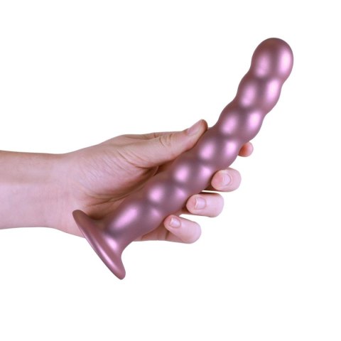 Dildo - Beaded G-Spot Dildo - 8'' / 20,5 cm - Rose Gold Ouch!