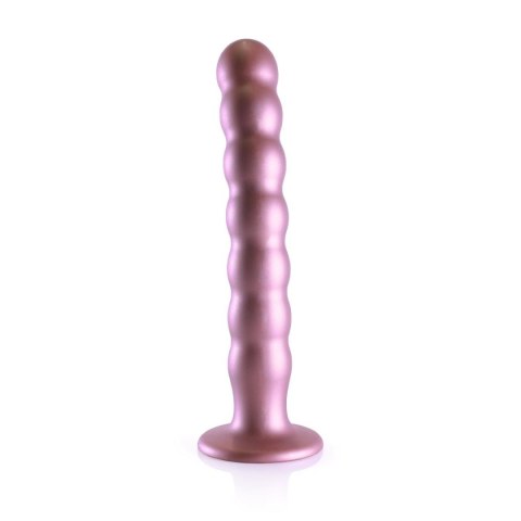 Dildo - Beaded G-Spot Dildo - 8'' / 20,5 cm - Rose Gold Ouch!