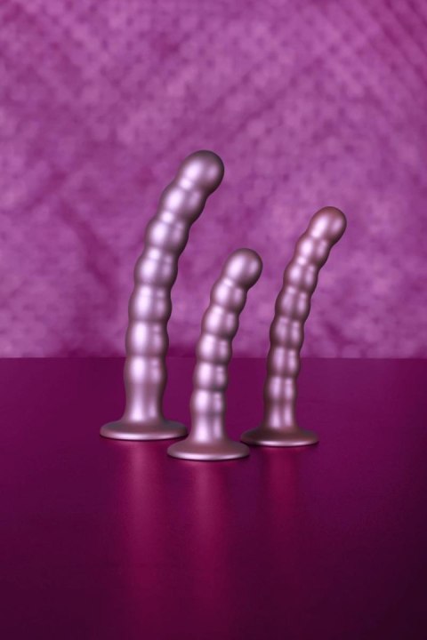 Dildo - Beaded G-Spot Dildo - 8'' / 20,5 cm - Rose Gold Ouch!