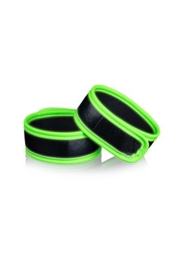 Opaski na biceps - Biceps Band - Glow in the Dark - Neon Green/Black Ouch!
