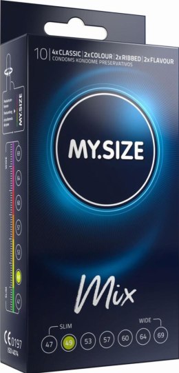 MY.SIZE Mix 49 mm Condoms- 10 pieces MY.SIZE