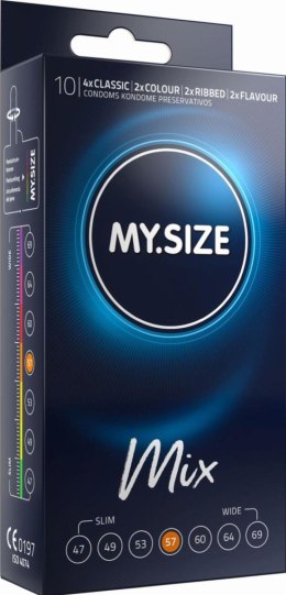 MY.SIZE Mix 57 mm Condoms- 10 pieces MY.SIZE