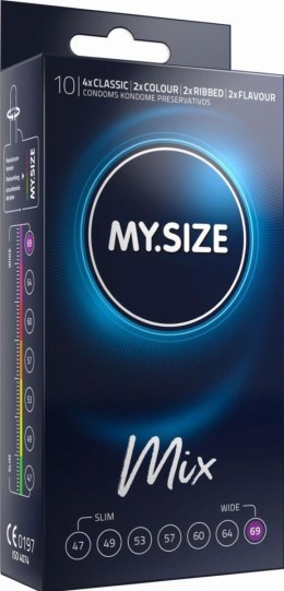 MY.SIZE Mix 69 mm Condoms- 10 pieces MY.SIZE
