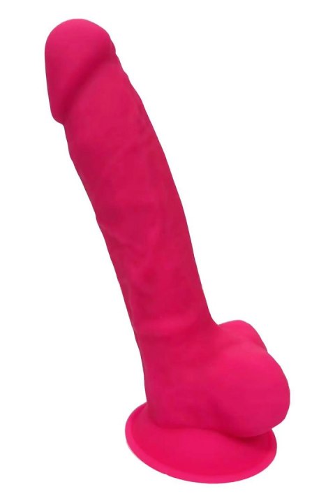 Realistyczne Dildo 17,7 cm - REAL LOVE DILDO WITH BALLS 7INCH FUCHSIA Dream Toys