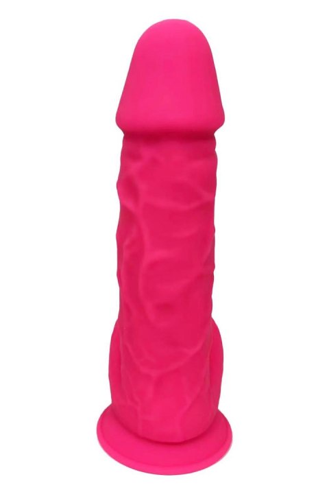 Realistyczne Dildo 21,6 cm - REAL LOVE DILDO WITH BALLS 8.5INCH FUCHSIA Dream Toys