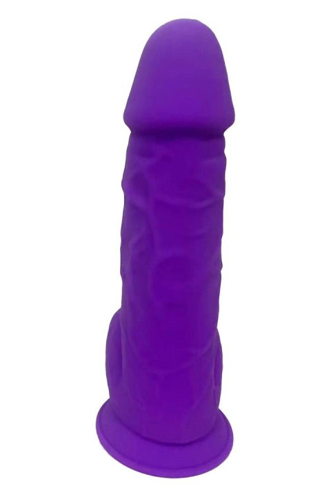 Realistyczne Dildo 21,6 cm - REAL LOVE DILDO WITH BALLS 8.5INCH PURPLE Dream Toys