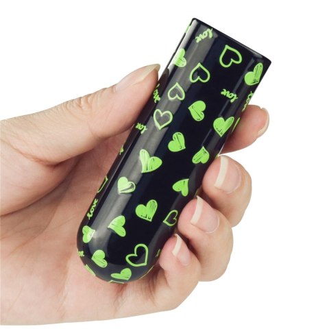 Świecący Mini Wibrator - Rechargeable Glow-in-the-dark Heart Massager Lovetoy