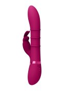 Luksusowy Wibrator - Stimulating Rings, Vibrating G-Spot Rabbit - Pink Vive