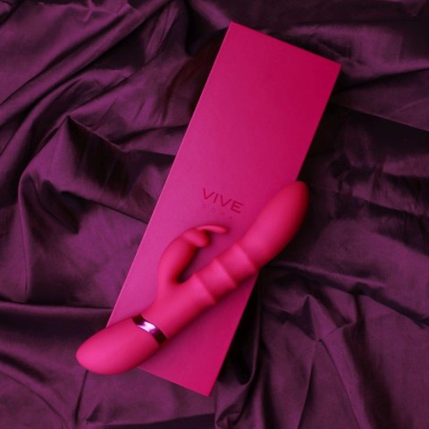 Luksusowy Wibrator - Stimulating Rings, Vibrating G-Spot Rabbit - Pink Vive