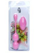 Wibrujące kulki Kegla - Vibrating Kegel Balls 32mm 80g Pink 10 function USB Remote Control - Boss Series Boss Series Femme
