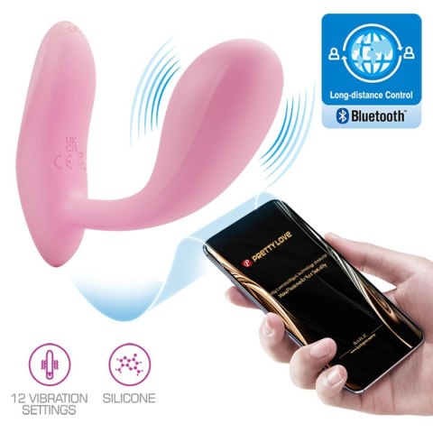 Wibrator sterowany aplikacją - Baird, 12 vibration functions Mobile APP Long-distance Control