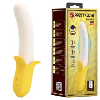 Wibrator Banan - Banana Greek, 7 vibration functions 3 thrusting settings Pretty Love