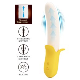 Wibrator Banan - Banana Greek, 7 vibration functions 3 thrusting settings Pretty Love