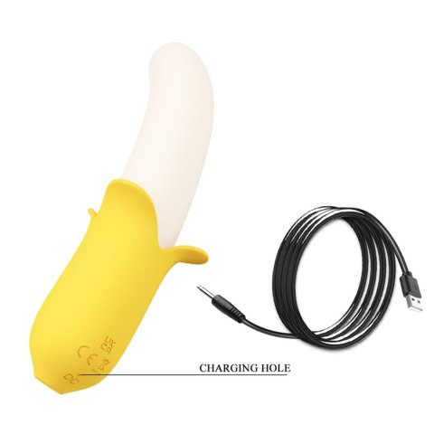 Wibrator Banan - Banana Greek, 7 vibration functions 3 thrusting settings Pretty Love