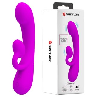 Wibrator Królik - FULL COVER SILICONE, 10 vibration functions Pretty Love