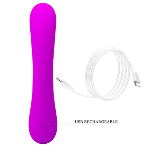 Wibrator Królik - FULL COVER SILICONE, 10 vibration functions Pretty Love