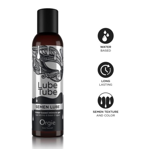 Żel na bazie wody - SEMEN LUBE WATER-BASED INTIMATE GEL - 150 ML Orgie