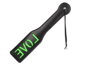 Świecąca Packa - 'Love'' Paddle - Glow in the Dark - Black/Neon Green