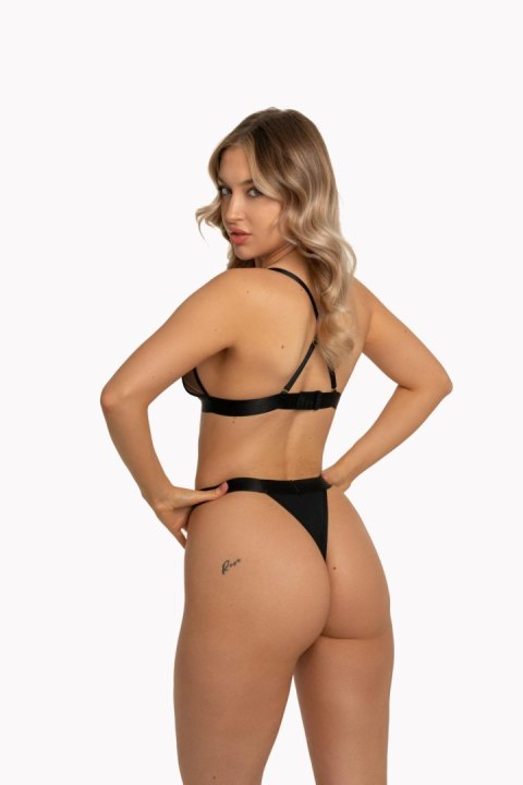 Komplet - MAURA SET BLACK BRA+THONG L/XL