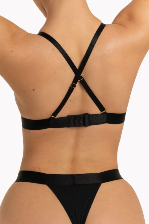 Komplet - MAURA SET BLACK BRA+THONG L/XL