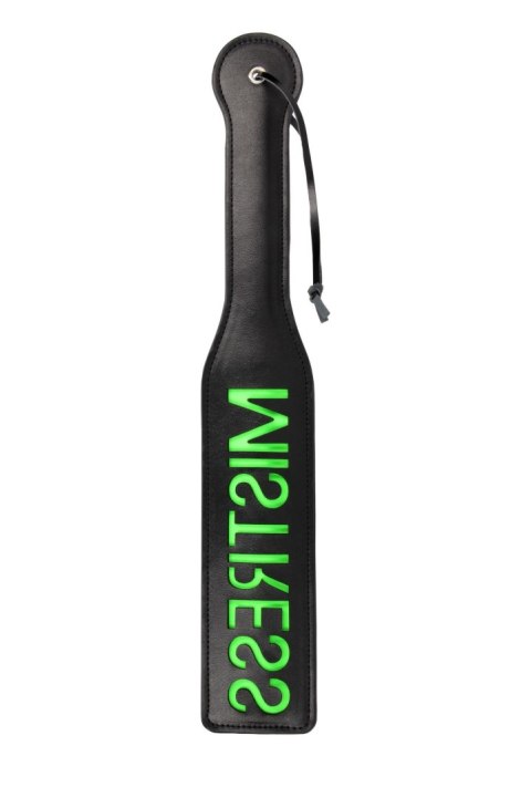 Świecąca Packa - 'Mistress'' Paddle - Glow in the Dark - Black/Neon Green