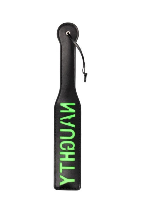 Świecąca Packa - 'Naughty'' Paddle - Glow in the Dark - Black/Neon Green