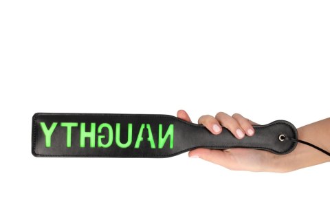 Świecąca Packa - 'Naughty'' Paddle - Glow in the Dark - Black/Neon Green