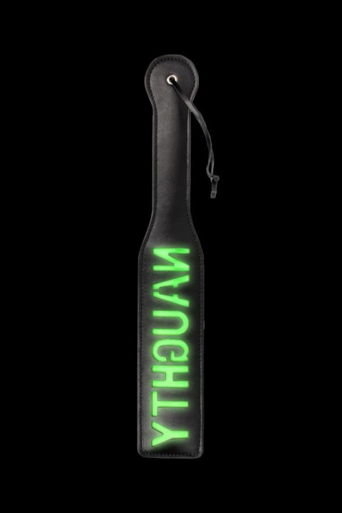 Świecąca Packa - 'Naughty'' Paddle - Glow in the Dark - Black/Neon Green