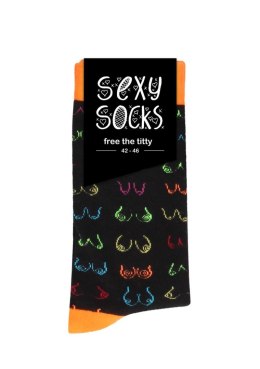 Sexy Socks - Free The Titty - 42-46 Sexy Socks