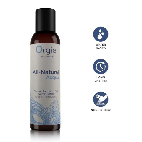 Żel na bazie wody - All - Natural Acqua 150 ml Orgie