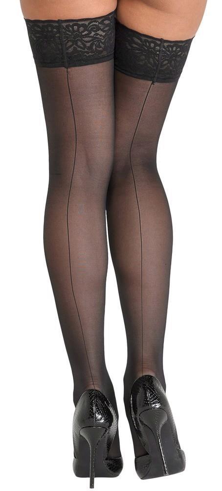 Pończochy samonośne - Hold-ups seam 4 Cottelli LEGWEAR