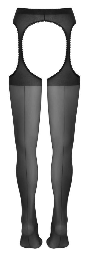 Pończochy - Suspender Stockings black 2 Cottelli LEGWEAR