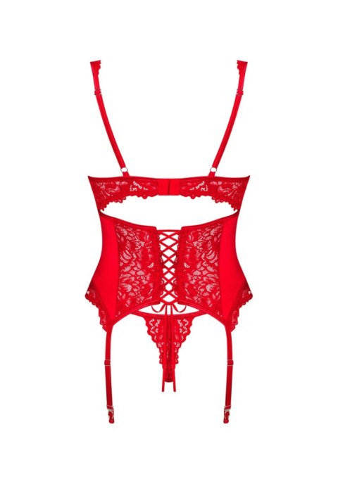 Gorset - Amor Cherris gorset i stringi S/M Obsessive