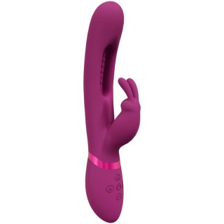 Wibrator Królik - Mika - Triple Rabbit with G-Spot Flapping - Pink