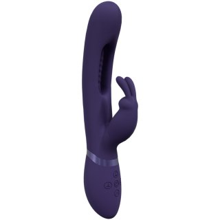 Wibrator Królik - Mika - Triple Rabbit with G-Spot Flapping - Purple