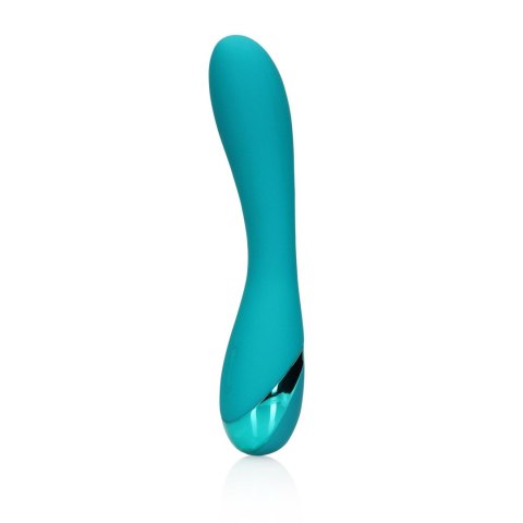 Wibrator punktu G - Smooth Silicone G-Spot Vibrator - Teal Blue Loveline