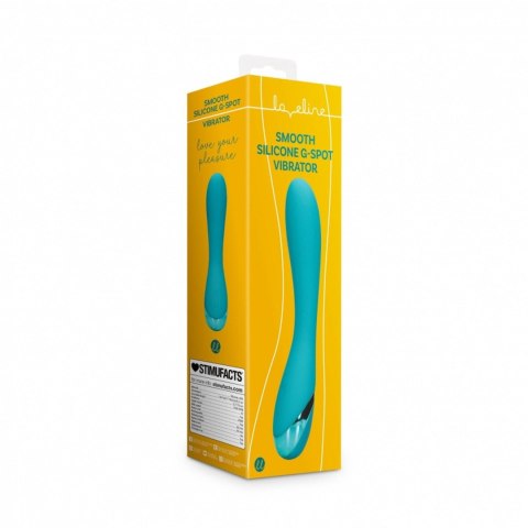 Wibrator punktu G - Smooth Silicone G-Spot Vibrator - Teal Blue Loveline