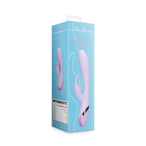 Wibrator Królik - Smooth Silicone Rabbit Vibrator - Digital Lavender Loveline