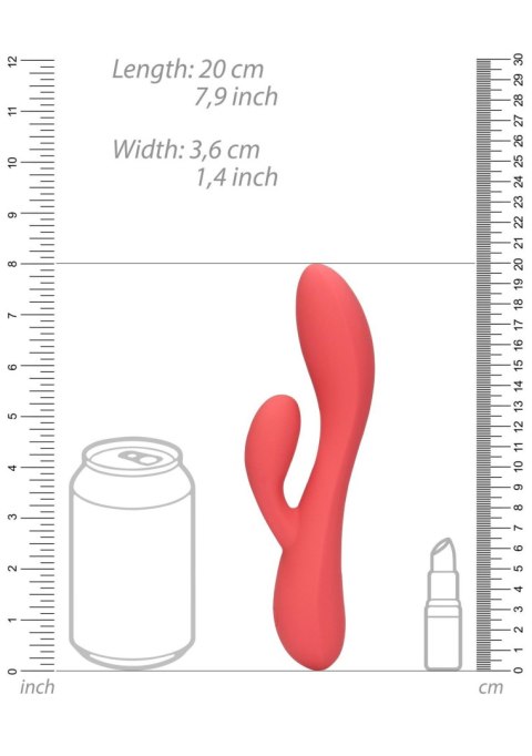 Wibrator Królik - Smooth Ultra Soft Silicone Rabbit Vibrator - Astro Dust Loveline