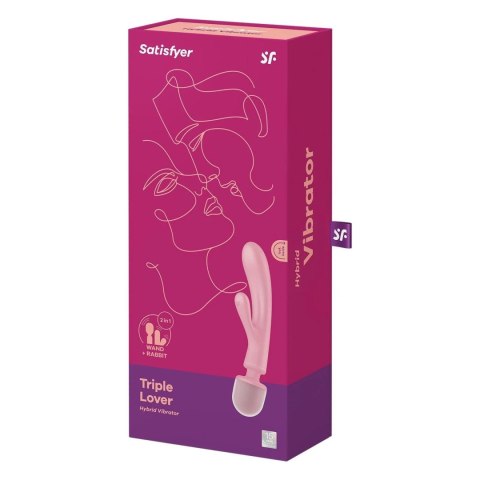 Wibrator 3w1 - Triple Lover pink