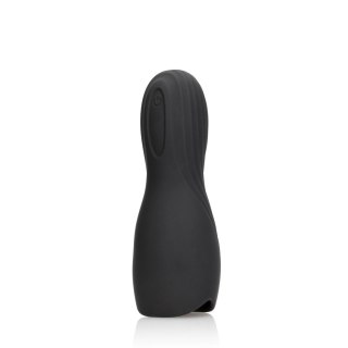 Wibrujący masturbator - Vibrating Masturbator Sleeve - Licorice Black Loveline