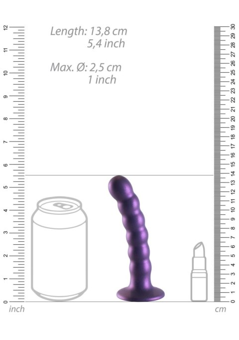 Dildo 13 cm - Beaded Silicone G-Spot Dildo - 5'' / 13 cm Ouch!