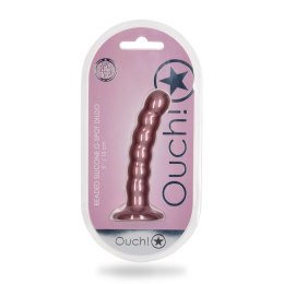Beaded Silicone G-Spot Dildo - 5'' / 13 cm Ouch!