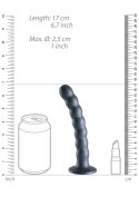 Dildo 17 cm - Beaded Silicone G-Spot Dildo - 6,5'' / 16,5 cm Ouch!