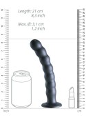 Dildo 21 cm - Beaded Silicone G-Spot Dildo - 8'' / 20,5 cm Ouch!