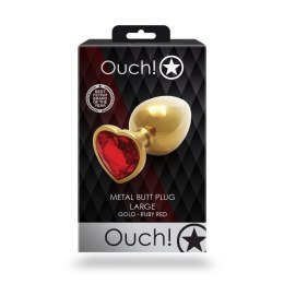 Heart Gem Butt Plug - Large Ouch!