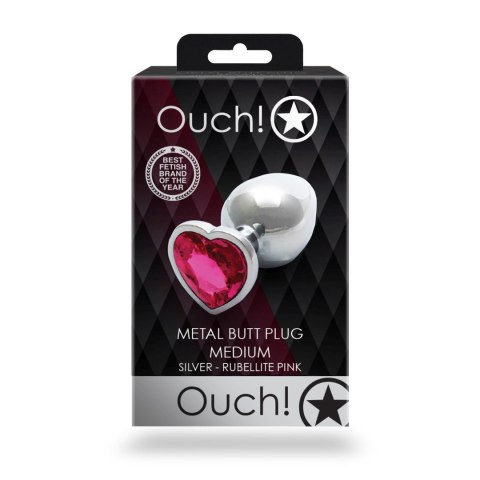 Heart Gem Butt Plug - Medium Ouch!