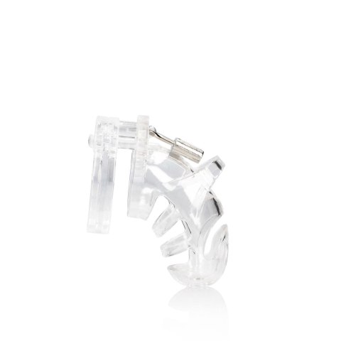 Klatka na penisa - Model 25 - Chastity Cage - 9 cm - Transparent ManCage